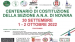 CENTENARIO SEZIONE ANA DI NOVARA - Da un secolo in cammino CENTENARIO SEZIONE ANA DI NOVARA - Da un secolo in cammino