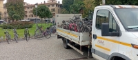 Biciclette rimosse in stazione e piazza Garibaldi Biciclette rimosse in stazione e piazza Garibaldi