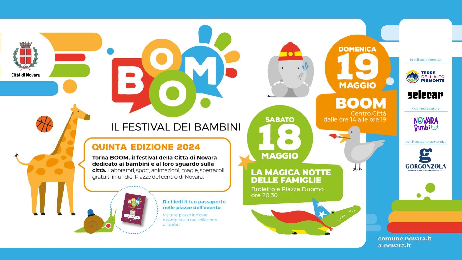 BOOM - Il Festival dei bambini - Comune di Novara